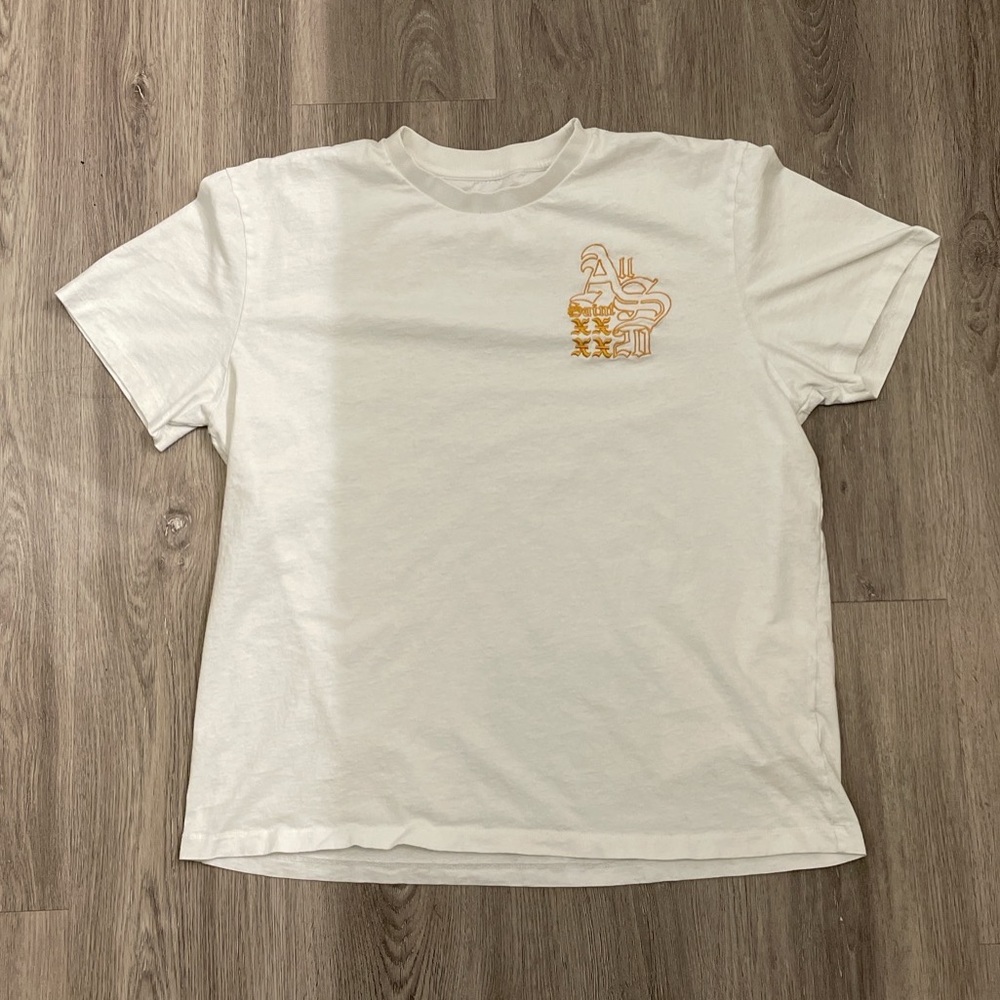 All Saints Gold Logo T-Shirt